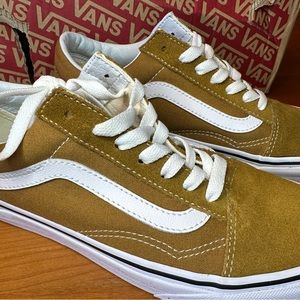 VANS OLD SKOOL women’s 7 CUMIN/white